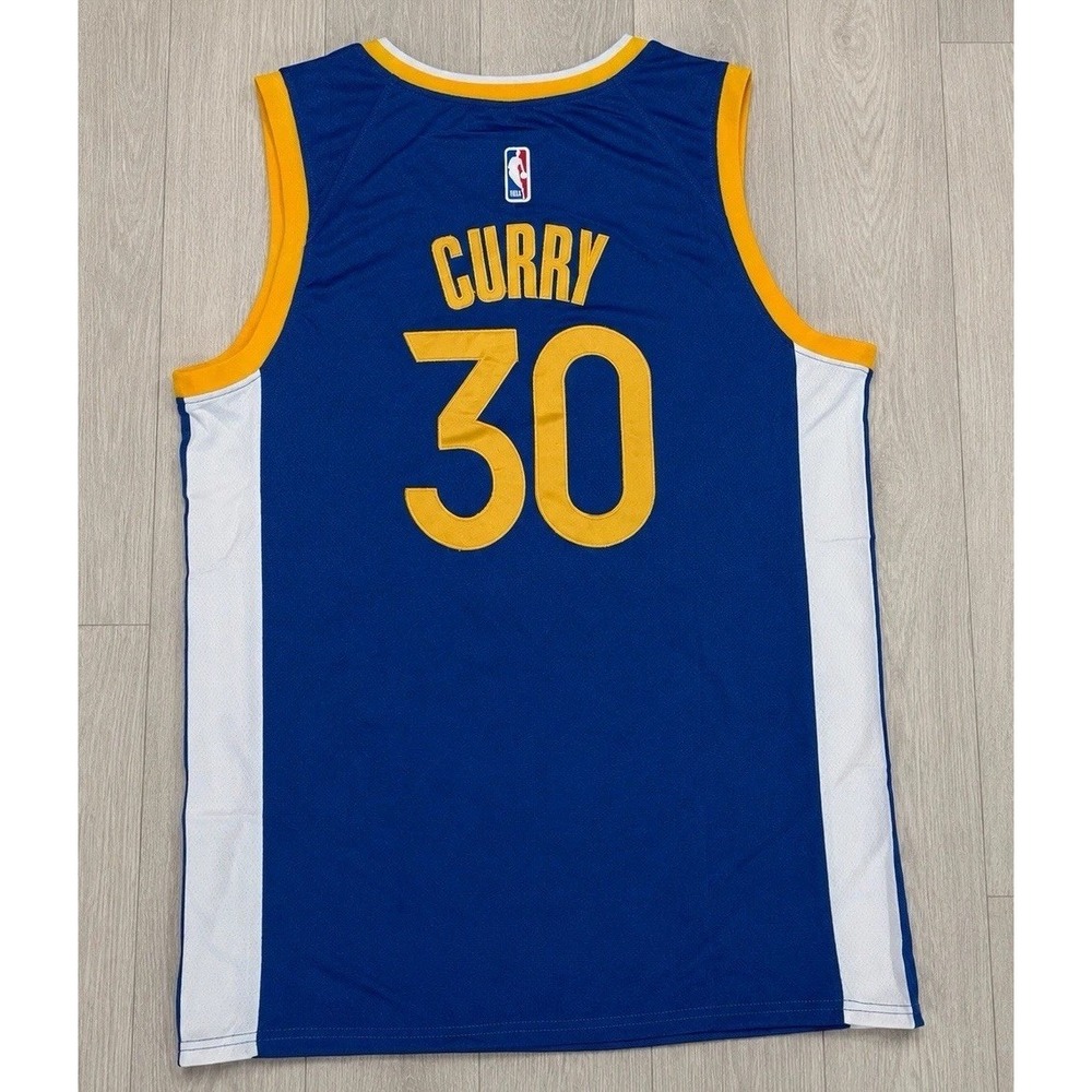 Steph Curry Golden State Warriors Swingman NBA Jersey Size 50